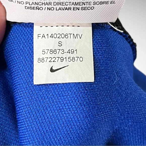 NIKE GOLF Dri-Fit 1/4 Zip Pullover Women's Blue and Black Small | EUC - Picture 8 of 9